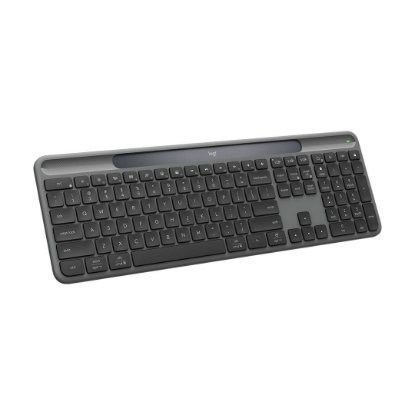 Tipkovnica LOGITECH Signature Slim Solar+, bežična, bluetooth, crna