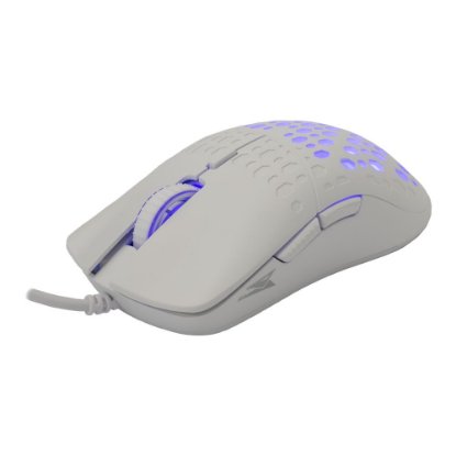 Miš BARACUDA BGM-022 Octopus, RGB, optički, 3600dpi, bijeli