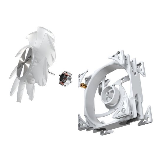 Ventilator MONTECH Metal Pro 12 ARGB, PWM, 120mm, 2200 okr/min, RGB, bijeli