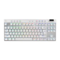 Tipkovnica LOGITECH G Pro X TKL LIGHTSPEED, mehanička, bežična, RGB, bijela