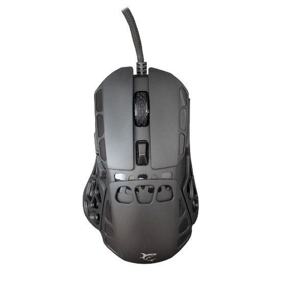 Miš WHITE SHARK Ector, RGB, optički, 12400dpi, crni