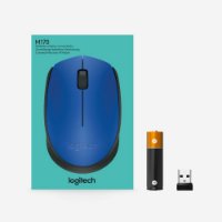 Miš LOGITECH M171, optički, bežični, plavi
