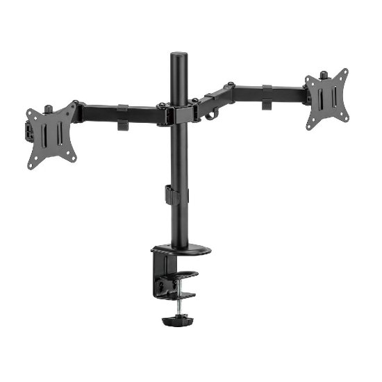 Stalak za monitor BIT FORCE BRACKET DMM-32-2M , stolni, do 32", za 2 monitora, crni