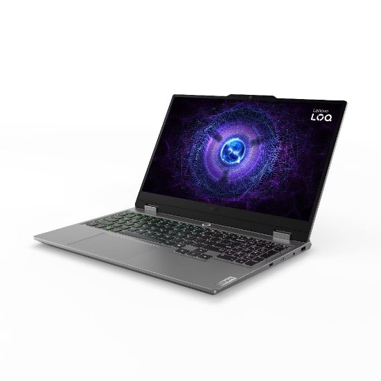 Laptop LENOVO LOQ 83DV017FSC / Core i7 13650HX, 24GB, 1TB SSD, nVidia GeForce RTX 4050, 15.6" FHD 144Hz IPS, bez OS, sivi