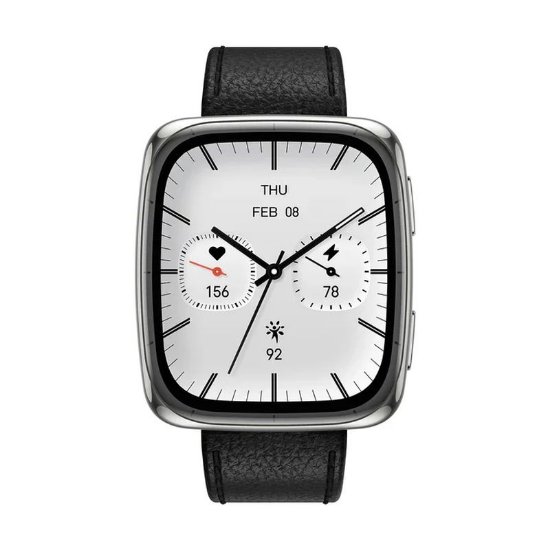 Pametni sat AMAZFIT Active 2 Square, 1.75" Amoled, pametne obavijesti, crni