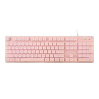 Tipkovnica WHITE SHARK GK-003441 Tachi, membranska, US Layout, USB, roza