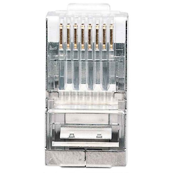 STP konektor INTELLINET CAT5e, RJ45, modularni Pro Line, trostruki zupčasti terminal - 100 komada
