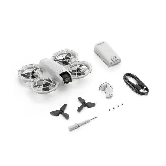 Dron DJI Neo, 4K kamera, 1-axis gimbal, vrijeme leta do 18 min, bijeli