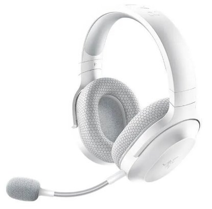 Slušalice RAZER Barracuda X Wireless (2022), bežične, Bluetooth, WiFi, Mercury White