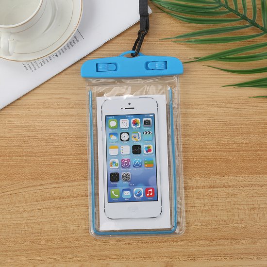 Torbica za smartphone, do 6,7", univerzalna, vodonepropusna, plava