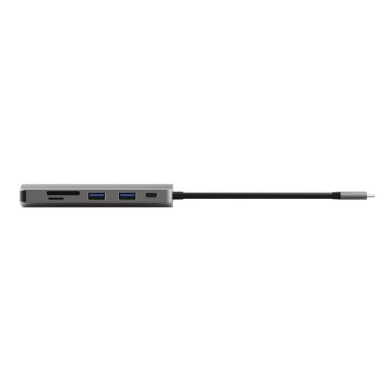 Docking station TRUST Dalyx, 7 u 1, USB-C na 2x USB 3.1, USB-C, HDMI, G-LAN, Card Reader, za laptop