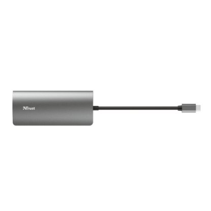 Docking station TRUST Dalyx, 7 u 1, USB-C na 2x USB 3.1, USB-C, HDMI, G-LAN, Card Reader, za laptop