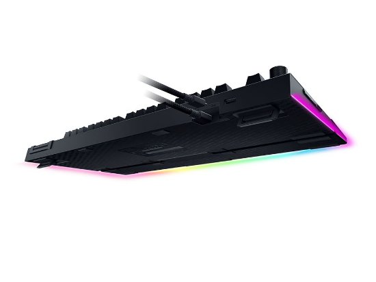 Tipkovnica RAZER BlackWidow V4 Pro, mehanička, Green, RGB, UK Layout, crna, USB