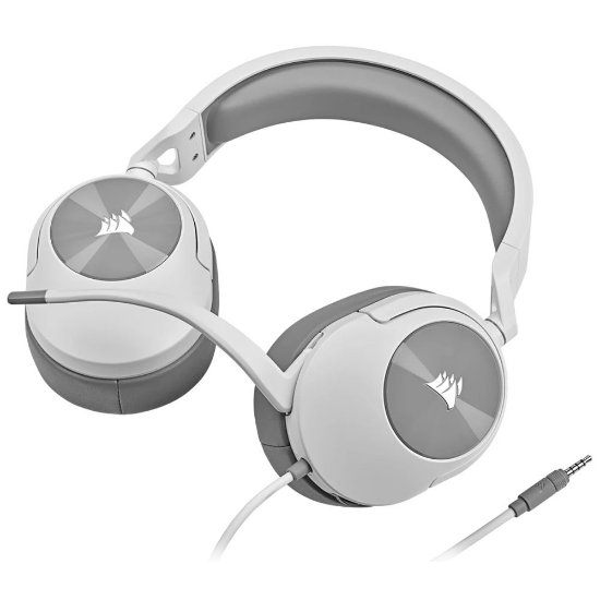 Slušalice CORSAIR HS55 Surround, mikrofon, bijele