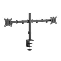 Stalak za monitor BIT FORCE BRACKET DMM-32-2M , stolni, do 32", za 2 monitora, crni