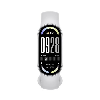 Narukvica XIAOMI Smart Band 10, mjerenje aktivnosti, senzor pokreta, vodootporna, srebrna