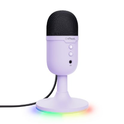 Mikrofon TRUST GXT 234 Yunix, RGB, USB i 3.5mm, rozi