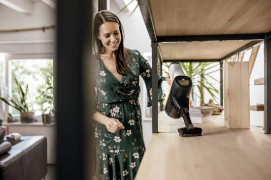Usisavač KARCHER VC 6 Cordless ourFamily, 25,2 V, 50min, 800ml, štapni, bijeli