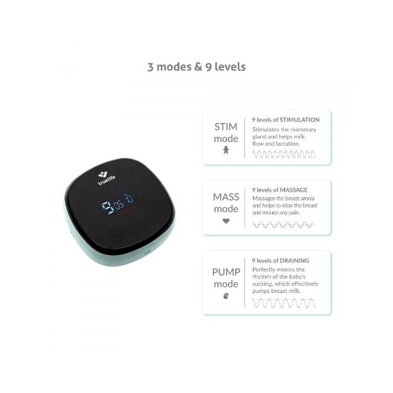 Električna izdajalica TRUELIFE Nutrio BP Electric Double, masažer, dvostruka