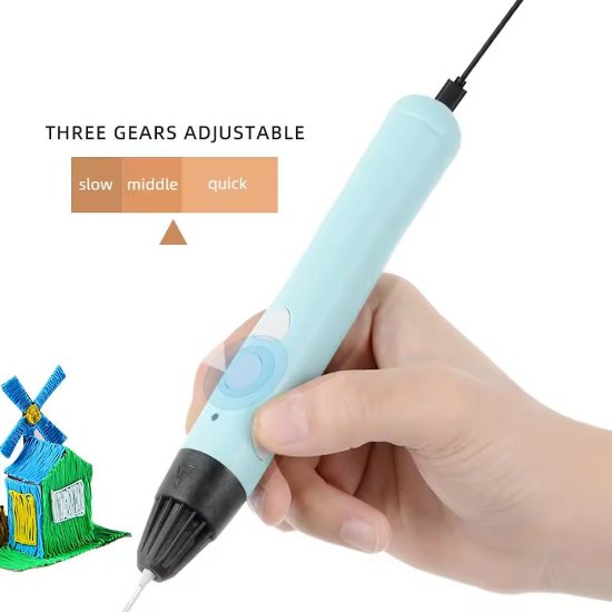 3D olovka NEWLIGHT NLT-P04-H-BU, plava