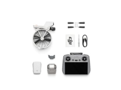 Dron DJI Flip (DJI RC 2), 4K UHD kamera, 3-axis gimbal, vrijeme leta do 31min, upravljanje daljinskim upravljačem, sivi