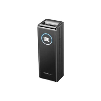 Mobilni USB punjač ECOFLOW Rapid Powerbank 25000 mAh, 170W, kabel USB-C 100W, crni