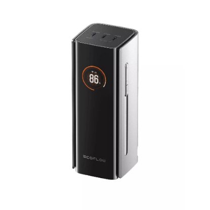 Mobilni USB punjač ECOFLOW Rapid Powerbank 20000 mAh, 230W, kabel USB-C 120W, crni