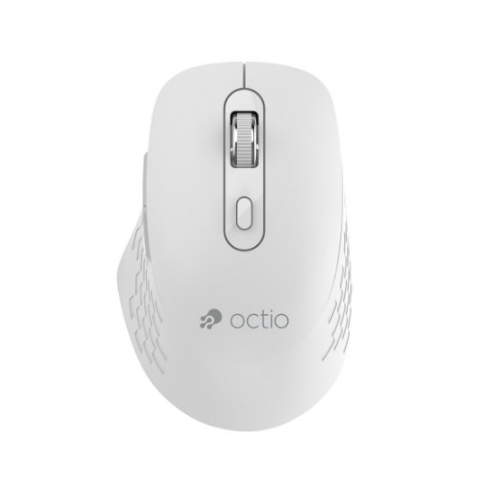 Miš OCTIO Style M270WBT, optički, bežični, BT,1600dpi, bijeli