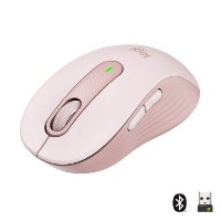 Miš LOGITECH M650 L, bežični, optički, 4000dpi, USB, BT, rozi