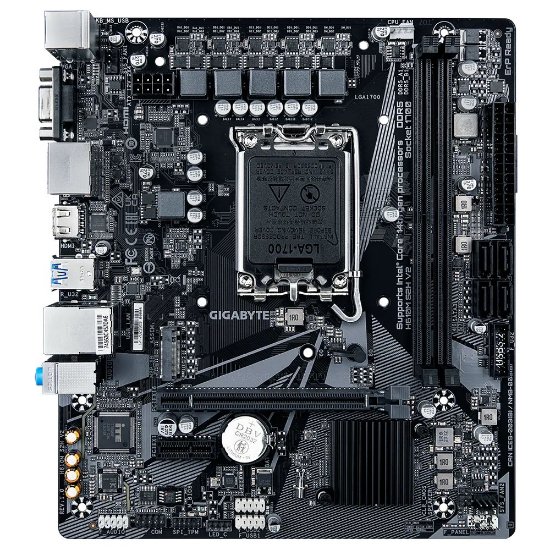 Matična ploča GIGABYTE H610M S2H V2 DDR5, Intel H610, DDR5, mATX, s.1700