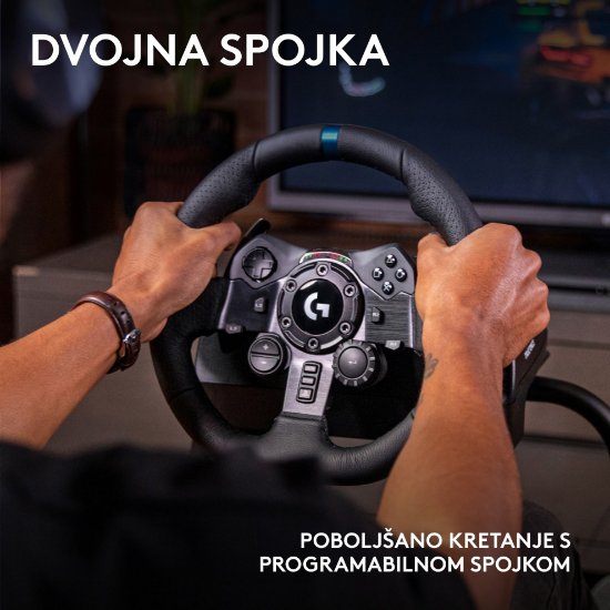 Volan LOGITECH G923 Trueforce Sim Racing Wheel, Gaming, PC/PS4/PS5, USB
