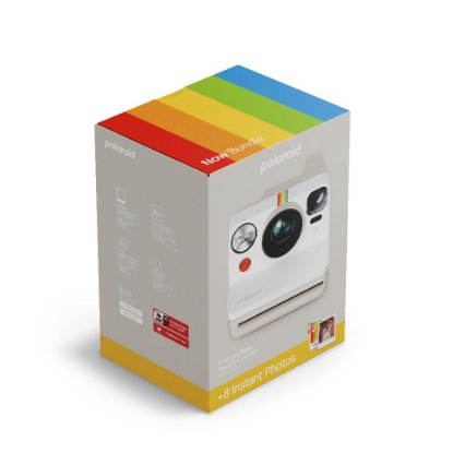 POLAROID instant fotoaparat Originals Now, Gen.3, bež + Color film za I-Type