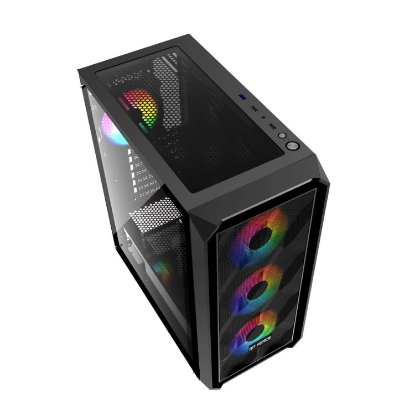 Kućište BIT FORCE PALADIN ARGB-4, MIDI, ATX, ARGB, crno, window, bez napajanja