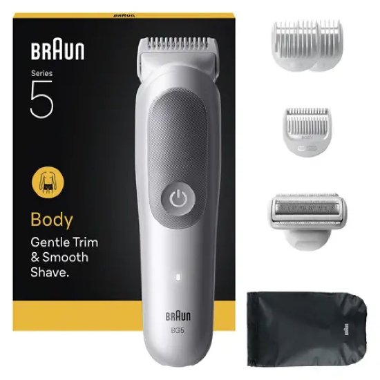 Trimer za tijelo BRAUN BG5550, za mokro i suho, bijeli