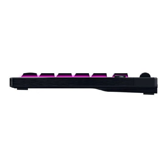 Tipkovnica RAZER BlackWidow V4 TKL Hyperspeed, bežična, mehanička, low profile orange switch, RGB, UK Layout, crna, USB