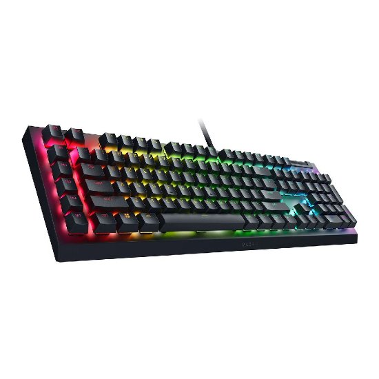 Tipkovnica RAZER BlackWidow V4 X, mehanička, Green switch, RGB, UK Layout, crna, USB