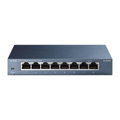 Switch TP-LINK TL-SG108, 10/100/1000 Mbps, 8-port, metalno kućište