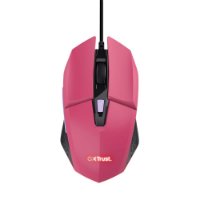 Miš + podloga za miš + slušalice TRUST GXT 790, USB, optički, rozi