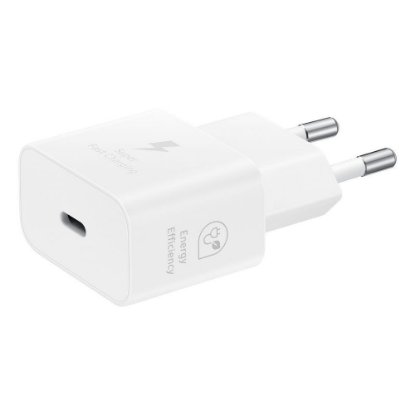 Kućni punjač SAMSUNG T2510, 25W, USB-C, bez kabela, bijeli