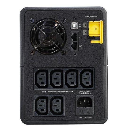 UPS APC BX1600MI, 1600VA/900W, 6xIEC, crni