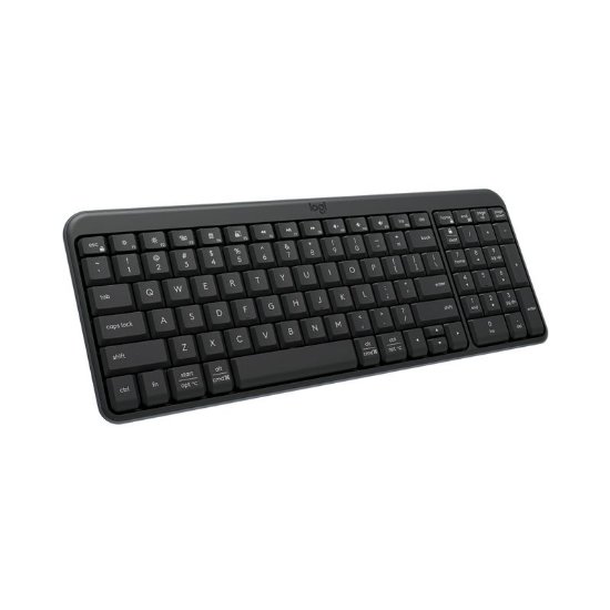 Tipkovnica LOGITECH K250 Compact Bluetooth Combo, bežična, crna