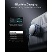 Kućni punjač ANKER Prime GaN, stolni, 4x USB-C, 2x USB-A, LCD zaslon, 250W