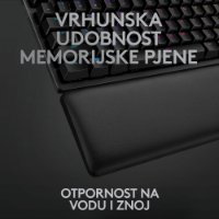 Tipkovnica LOGITECH Gaming G513 Carbon, RGB, mehanička, GX Brown Tactile, US layout, crna