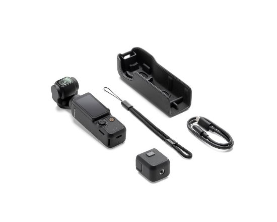 Gimbal stabilizator/kamera DJI Osmo Pocket 3, 4k 120FPS, 3 axis stabilizator, crni