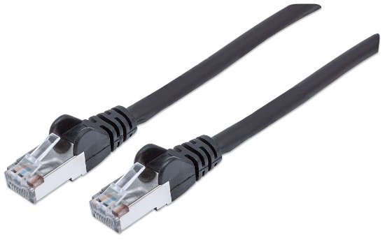 Kabel INTELLINET, patch CAT6a, S/FTP, crni, 3.0m