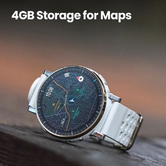 Pametni sat AMAZFIT Active 3 Premium, 1.32" Amoled, pametne obavijesti, plavi
