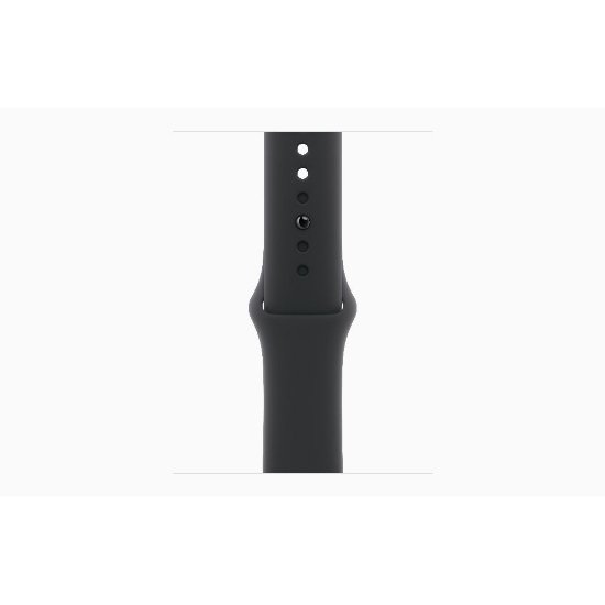 Pametni sat APPLE Watch S11 GPS, 42mm Silver Alu Case with Black Sport Band - M/L