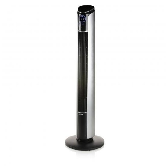 Ventilator DOMO DO8127, stupni, 45 W, 107 cm, daljinski, crno-srebrni