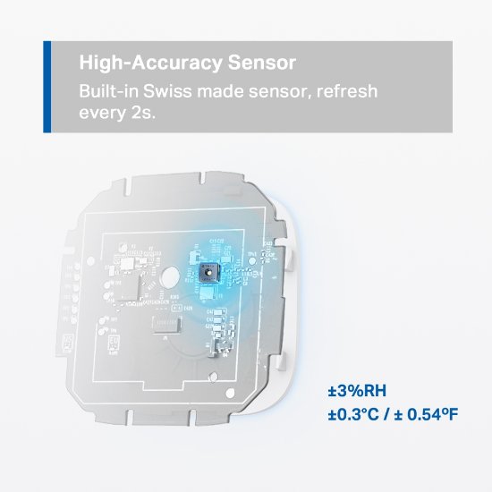 Senzor za temperaturu i vlažnost TP-LINK Tapo T315, zaslon, Tapo App, notifikacije