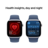 Pametni sat APPLE Watch S10 GPS, 42mm Silver Alu Case with Denim Sport Band - M/L